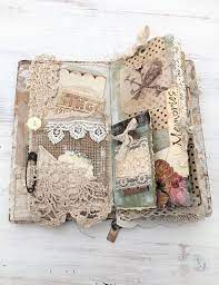 Handmade Journey Themed Material Cowl Journals
